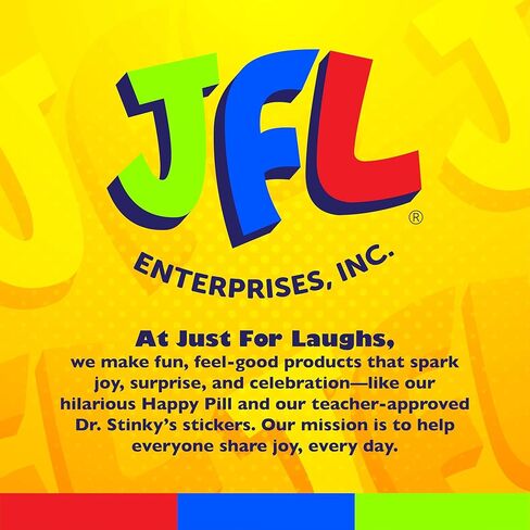 Just For Laughs Dr. Stinky’s Scratch N Sniff Stickers Spring 6-Pack, Blueberry, Flower, Strawberry, Unicorn Poop, Fruit Punch, Leather in Saudi Arabia