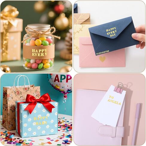 Nogeqi 12 Sheets Small Gold Letter Stickers, Self Adhesive Mini 3D Number Alphabet Stickers, Glitter Alloy Tiny Stick on Letters Number for Scrapbooking, DIY Crafts Art Making, Graduation Cap Decor in Kuwait