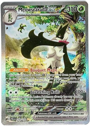 Pokemon - Meowscarada ex 256/193 - Paldea Evolved - Special Illustration Rare - Alternate Art Card in Kuwait