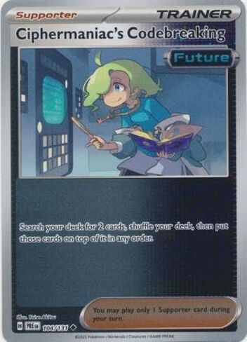 Pokemon - Ciphermaniac’s Codebreaking 104/131 Prismatic Evolutions – Reverse Foil Single Card in Kuwait