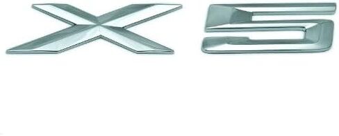 BMW Genuine X5 Letter Insignia Emblem Decal for X5 E53 E70 E70N 3.0i 4.4i 4.6is for X5 3.0i X5 3.0si X5 3.5d X5 35dX X5 35iX X5 4.4i X5 4.6is X5 4.8i X5 4.8is X5 50iX X5 M in Kuwait