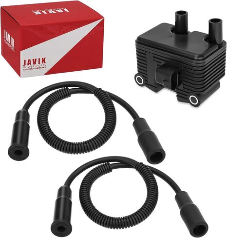 JAVIK 0.5 أوم ملف الإشعال وكابل توصيل الإشعال للرياضي 1200 مخصص XL1200C/1200 رودستر XL1200R/سبورتستر XL883/883 منخفض XL883L/883 مخصص XL883C 2004-2006 O.E.M #31655-99 31996-04 in Kuwait
