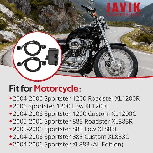 JAVIK 0.5 أوم ملف الإشعال وكابل توصيل الإشعال للرياضي 1200 مخصص XL1200C/1200 رودستر XL1200R/سبورتستر XL883/883 منخفض XL883L/883 مخصص XL883C 2004-2006 O.E.M #31655-99 31996-04 in Kuwait