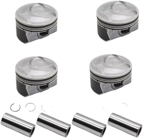 Piston With Rings Set 2.4 L Compatible With Optima Sonata G4KJ 2.4L L4 GAS DOHC 23410-2G500 in Saudi Arabia