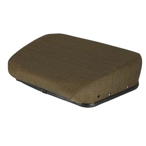 Seat Cushion Hydraulic Suspension Fabric Brown - Economy Compatible with John Deere 4450 6600 4640 4630 9500 4320 4440 4850 4230 4455 4040 4430 9400 9400 4250 4650 9600 7720 8430 4050 4240 7700 7700 in Kuwait