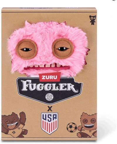 ZURU Fuggler USA Soccer Plush - 9 بوصة مضحكة القبيحة الوحش القابلة للتجميع، لعبة قطيفة ذات طابع رياضي (Fuggler USA Soccer #87) in Kuwait