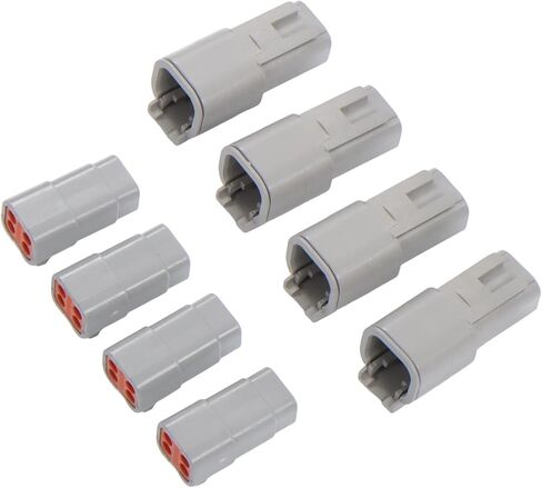 findmall DTM 4 Pin Electrical Connector Kit with 20AWG Contacts for Automotive, Truck, Marine, Outdoor Wiring in Kuwait