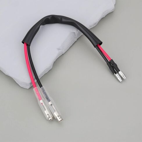 2Pcs 3.5mm Bullet Connector Wire Leads Extenders 180mm for Motorcycle Indicator Converter Adaptor in Saudi Arabia