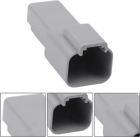 10 Sets 2 Pin Electrical Connector Kit with Terminals Universal DT04-2P DT06-2S IP67 Sealed Plug for 14-20 AWG Wire in Auto, Boat, Motorcycle Projects in Saudi Arabia