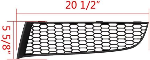 Matte Black Front Lower Bumper Air Vent Grill Honeycomb Grille for 2009-2015 BMW F01 F02 7 Series M Sport 740i 740Li 750i 750Li 760Li xDrive in Saudi Arabia
