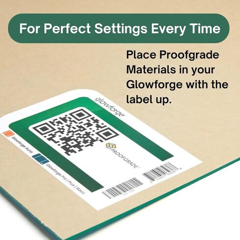 Glowforge Proofgrade Maple Plywood for Laser Engravers - 5 Sheets - 12x20 Inches, 3/25 Inch Thick - Finished Wood for Laser Cutting and Engraving Projects in Saudi Arabia