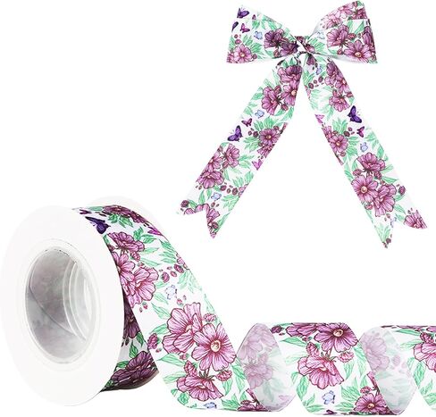 Sunflower Ribbon 5 Yards 1 Inch Yellow Printed Grosgrain Hair Bow Making Floral Ribbon for Gift Wrapping Wreath Fabric Ribbons for Crafts Flower Bouquet Sewing DIY Summer Birthday Party Decorations in Saudi Arabia