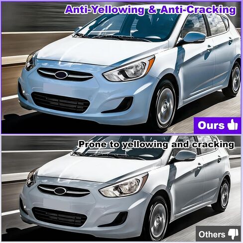 Headlights Compatible with 2015 2016 2017 Hyundai Accent, Driver Passenger Side in Kuwait