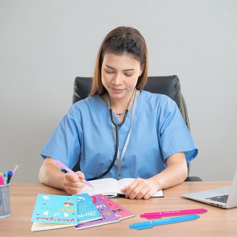 48 Pcs Labor and Delivery Nurse Gifts Bulk 24 Funny Nurse Pens and 24 Inspirational Mini Notebooks Nurse Week Appreciation Gifts Bulk Thank You Gift for L&d Nursing Doctor OBGYN NICU Office Hospital in Saudi Arabia