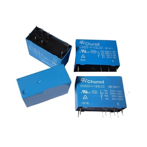 10pcs/lot Relay CHZ03-V-112LC2 124LC2 8pins 16A 12V 24V(CHZ03-V-124LC2) in Saudi Arabia