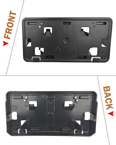Front License Plate Frame for 2024 2025 2026 Ford F150 2.7L 3.5L with Immersion Heater Without Tremor Package & Bumper Trim Front Bumper License Plate Holder Mounting Bracket Replace# RL3Z17A385BA in Kuwait