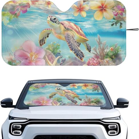 Funny Sloth Car Windshield Sunshade Foldbale Universal Car Sun Shade for Front Window Sun Blocker,Keep Vehicle Cool in Kuwait