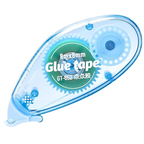 Glue Tape, Photo-Safe Acid-Free Double Sided Tape for Crafts, 26.25 ft x 0.31 in Scrapbook Tape, Scrapbook Junk Journal Supplies (Blue) in Saudi Arabia