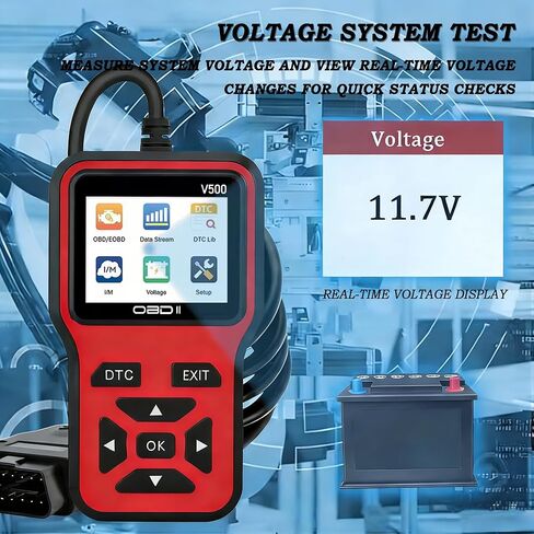 OBD2 Scanner for Chrysler 300 300C 300S 300 Limited 300 Touring 300M, Engine Code Reader Live Data Reading Plug-and-Play Scan Tool Portable Handheld Car Diagnostic Tool in Saudi Arabia