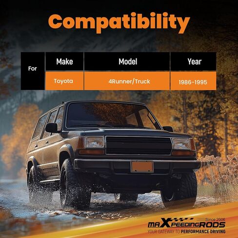 مثبت التوجيه maxpeedingrods لسيارة Toyota 4Runner 1986-1995، إصدار G1، تحسين التعامل in Kuwait