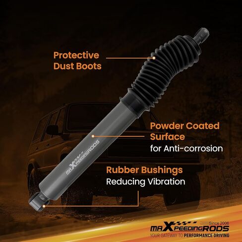 مثبت التوجيه maxpeedingrods لسيارة Toyota 4Runner 1986-1995، إصدار G1، تحسين التعامل in Kuwait