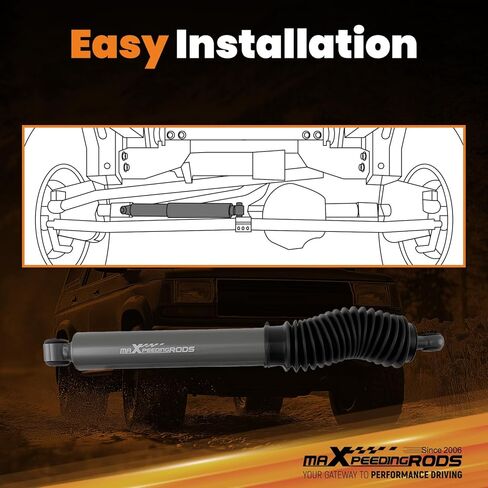 مثبت التوجيه maxpeedingrods لسيارة Toyota 4Runner 1986-1995، إصدار G1، تحسين التعامل in Kuwait