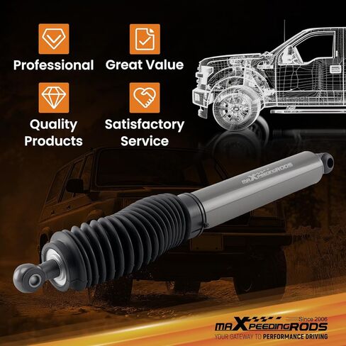 مثبت التوجيه maxpeedingrods لسيارة Toyota 4Runner 1986-1995، إصدار G1، تحسين التعامل in Kuwait