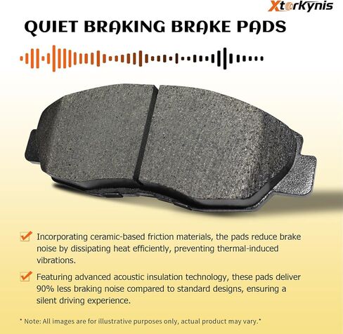 Front and Rear Ceramic Brake Pads for 2002 Ford Explorer, 2003 Explorer Limited/Xls/Eddie Bauer/Xlt, 2002-2005 Mercury Mountaineer in Saudi Arabia