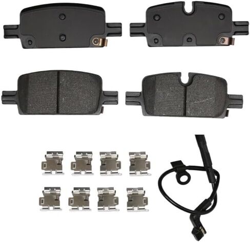 1BP01387AA Rear Disc Brake Pad Set compatible with Cadillac Escalade 2023-2019, Chevrolet/GMC Colorado/Canyon 2023-2019, Silverado/SIerra 1500 2024-2019, Tahoe/Yukon 2023-2019 in Saudi Arabia
