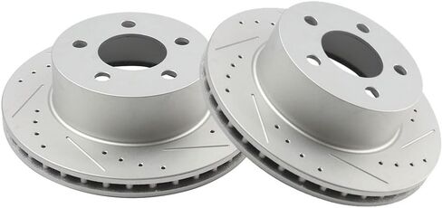 Disc Brake Rotors Kits Front 11.02" Fit For Cherokee 1990-1998,For Comanche 1990-1992,For Grand Cherokee 1993-1998,For Wagoneer 1990,For Wrangler 1990-1995 1997-1999 in Saudi Arabia