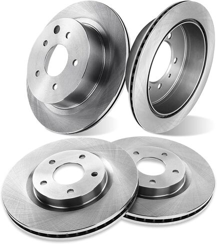 Front 11.65 inch (295.8mm) and Rear 11.5 inch (292mm) for 2008-2017 Nissan Rogue Brake Rotors, for 2014-2015 Nissan Rogue Select Disc Brakes Replacement 31512 31349 in Saudi Arabia