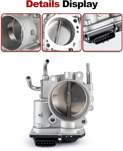 مجموعة جسم الخانق الإلكترونية متوافقة مع 2003-2004 Toyota Tundra Sequoia 4Runner Lexus GX470 LX470 2003-2005 Land Cruiser V8 4.7L استبدال TB1171 220305017 678021 in Kuwait