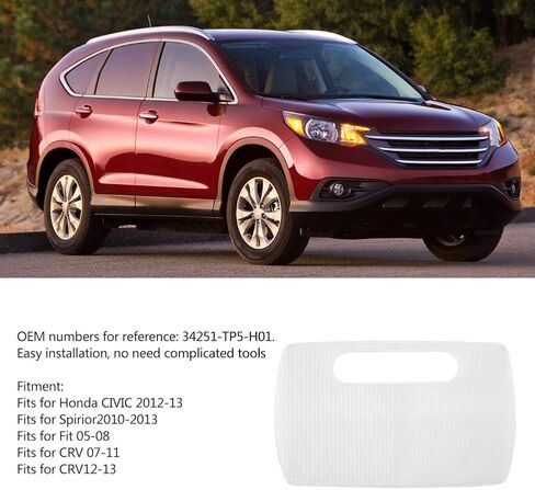 34251-TP5-H01 Reading Light Lens /Fit,ABS Car Interior Reading Light Cover Replacement in Kuwait