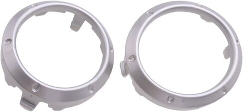 Auto Repair Parts 2Pcs Silver Front Fog Lamp Cover Frame Bezel Ring Fit for Toyota Highlander 2004 2005 2006 2007 Easy to Replace in Saudi Arabia