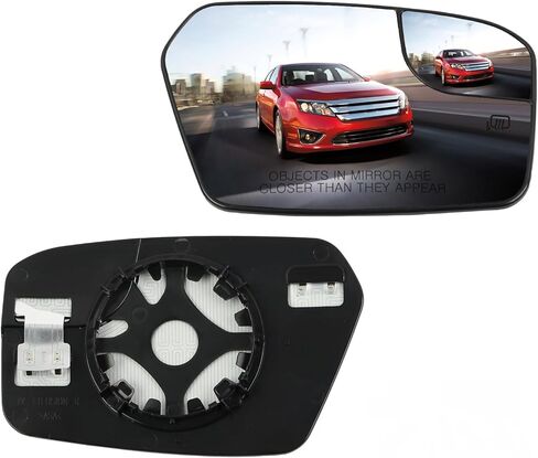 Right Passenger Side Heated Mirror Glass Fit for Ford Fusion 2011 2012 Lincoln MKZ 2011 2012 Mercury Milan 2011, Right Side Exterior Rearview Mirror Power Heated with Blind Spot Glass in Saudi Arabia