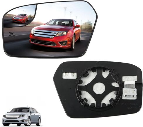 Right Passenger Side Heated Mirror Glass Fit for Ford Fusion 2011 2012 Lincoln MKZ 2011 2012 Mercury Milan 2011, Right Side Exterior Rearview Mirror Power Heated with Blind Spot Glass in Saudi Arabia
