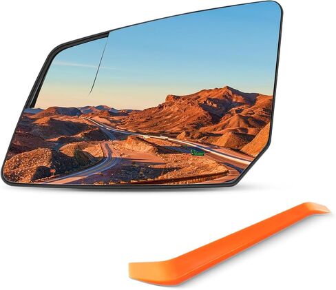 Heated Passenger Side Mirror Compatible with 2013-2017 Chevy Traverse GMC Acadia - Right Side Exterior View Convex Mirrors Glass Replacement for Chevrolet Traverse in Kuwait