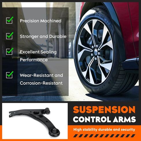 مجموعات تعليق ذراع التحكم السفلي الأمامي لسيارة Pontiac Vibe 2003-2008، لسيارة Toyota Matrix 2003-2013، لسيارة Toyota Celica 2000-2005 (تم تصنيعها بعد تاريخ الإنتاج 10/99)، Corolla 2003-2013، K640360، K640361 in Kuwait