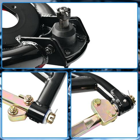 4pcs Front Upper & Lower Tubular Control Arms Suspension Kit Heavy Duty Compatible with Chevy Bel-Air 1955-1957 One-Fifty 1955-1957 Two-Ten 1955-1957 in Saudi Arabia