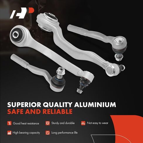 A-Premium Set of 10, Lower Forward Rearward Control Arm, Sway Bar Link, Upper Ball Joint, Outer Tie Rod End, Compatible with Mercedes-Benz E320 E350 E500 E550 E55/E63 AMG & CLS500 CLS550 CLS55 AMG in Kuwait