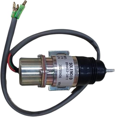 Excavator Flameout Solenoid Valve MV1-58 894453-3411 12V Shut Off Solenoid Compatible With Hitachi Isuzu Engine Kobelco in Saudi Arabia