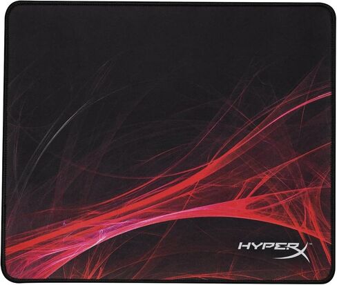 HyperX Fury S - Speed Edition Pro Gaming Mouse Pad, Cloth Surface Optimized for Speed, Stitched Anti-Fray Edges, Medium 360x300x3mm - Black (Renewed) in Kuwait