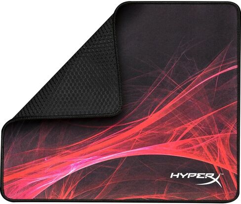 HyperX Fury S - Speed Edition Pro Gaming Mouse Pad, Cloth Surface Optimized for Speed, Stitched Anti-Fray Edges, Medium 360x300x3mm - Black (Renewed) in Kuwait