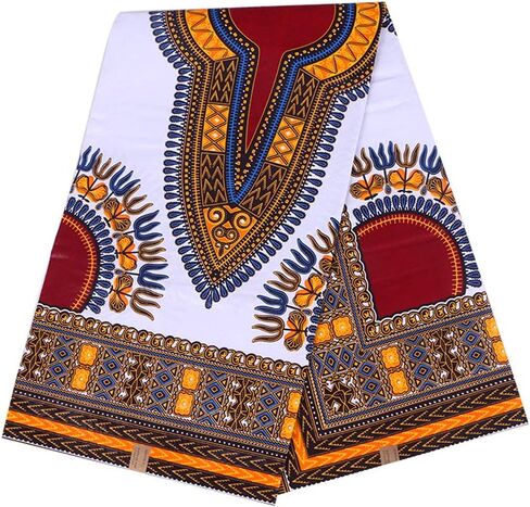HollandaisWax African Fabric 6 Yard Printed Wax Cloth African Ankara Fabric for Party Dress 2003 in Saudi Arabia