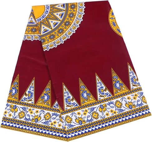HollandaisWax African Fabric 6 Yard Printed Wax Cloth African Ankara Fabric for Party Dress 2003 in Saudi Arabia