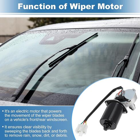 Front Windshield Wiper Motor for Peterbilt 379 1986-2007 384 2008-2016 386 2006-2016 388 2008-2015 389 2008-2022 Front Windscreen Wiper Motor 1803676/E006185/E008172 5 Pin in Saudi Arabia