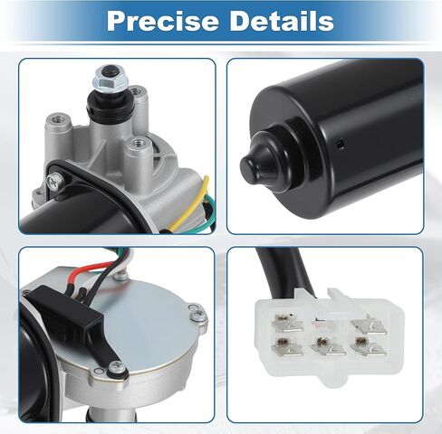 Front Windshield Wiper Motor for Peterbilt 379 1986-2007 384 2008-2016 386 2006-2016 388 2008-2015 389 2008-2022 Front Windscreen Wiper Motor 1803676/E006185/E008172 5 Pin in Saudi Arabia