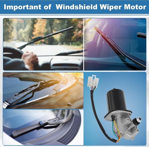 Front Windshield Wiper Motor for Peterbilt 379 1986-2007 384 2008-2016 386 2006-2016 388 2008-2015 389 2008-2022 Front Windscreen Wiper Motor 1803676/E006185/E008172 5 Pin in Saudi Arabia