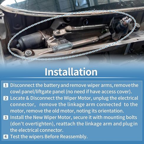 Front Windshield Wiper Motor for Peterbilt 379 1986-2007 384 2008-2016 386 2006-2016 388 2008-2015 389 2008-2022 Front Windscreen Wiper Motor 1803676/E006185/E008172 5 Pin in Saudi Arabia