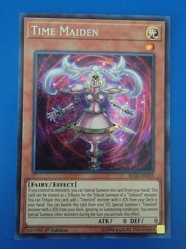 Time Maiden - BLLR-EN035 - Battles of Legend: Light's Revenge - Secret Rare - 1st Edition in Saudi Arabia
